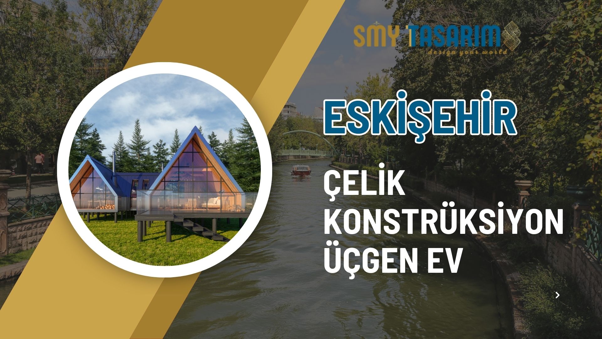 Eskişehir Çelik Konstrüksiyon Üçgen Ev